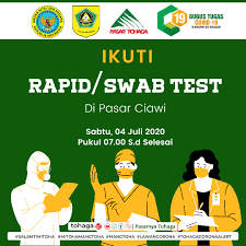 Pemerintah Kabupaten Bogor 75tahunjabar On Twitter Rapid Test Swab Test Gunakan Masker Dan Tetap Jaga Jarak