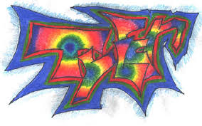 Art Lesson Graffiti Name Tag Drawing