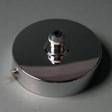 Light covers for ceiling fans. Chrome 100mm Lighting Fixture Ceiling Cover Plate With Cord Grip 5309750578834 Ebay