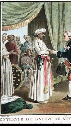 Hyder Ali Met Admiral Suffren #tipusultan #hyderali #mysore #history #tippusultan - YouTube