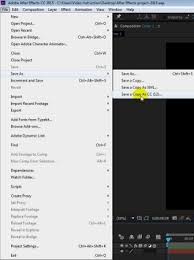 Save An After Effects Cc 2015 Project As An Ae Cs6 Project Video Tutorial Bluefx