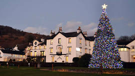 Low Wood Bay Christmas Lights Switch On