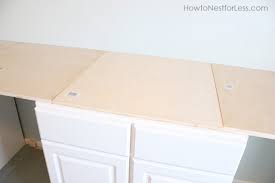 Kitchen cabinets | pre & unfinished kitchen cabinetry. Craft Room Desk Tutorial How To Nest For Less