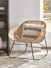 flat rattan rocking chair rattan rocking chair occasional chairs modern occasional chairs