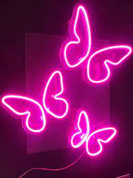 Pink aesthetics hot pink paris hilton wallpaper 2000s style aesthetics pink is my favorite color hearts wallpaper champagne diet. Butterfly Neon Lightneon Sign Handmade Neon Light Etsy Pink Wallpaper Neon Wallpaper Pink Wallpaper Iphone