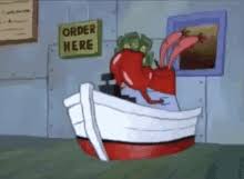 From getting his employees to pay him t. Mr Krabs Money Gifs Tenor