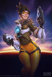 Tracer Blizzcon 2019 Key Art By Will Murai Overwatch Posters Overwatch Tracer Overwatch