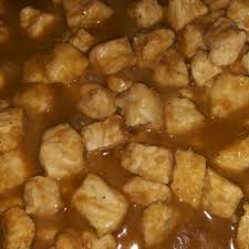 Add the pork, carrots, mushrooms, gravy, broth, soy sauce and pepper. Pork Supreme Recipe Allrecipes