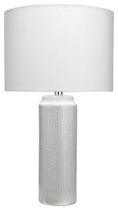 Buy top selling products like bee & willow™ home alana table lamp in navy and ceramic table lamp in spa blue. Bella Table Lamp Light Blue Patterned Ceramic With Drum Shade White Linen Transitional Table Lamps By Hedgeapple Houzz