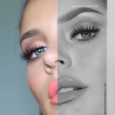 original x drawing almostidentical الصوره الاصليه x الرسمه by asma a abdullah insta iamasmaabdullah art drawings pencil drawings face parts