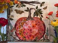 Patti D. Pumpkin Collage "Wild Harvest" Part 2