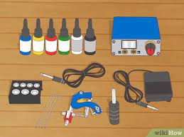 Steadily hold the tattoo gun. How To Set Up Your Tattoo Machine With Pictures Wikihow