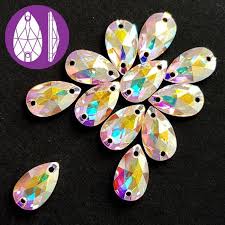 Dari wajah beliau mengucur darah. Swarovski Payet Jahit Tetes Teardrop 12x7mm Ab Pelangi Kristal Shopee Indonesia