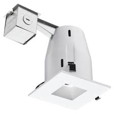 Lithonia Lighting 4 In Matte White Recessed Square Lamped Led Lighting Kit Lk4sqmw Led Lpi M6 The Recessed Lighting Kits Recessed Lighting Lithonia Lighting