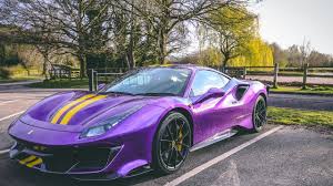 Driving The Best New Ferrari 488 Purple Pista To Work Youtube The man used a fountainpen, but even in those days he always had that same purple ink, which is mentioned in his biographies.