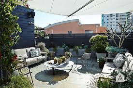 Redfern Rooftop Landscape Design Project Photography By Natalie Hunfalvay Shade House Pergola Rooftop Garden