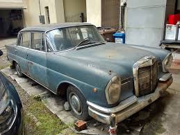 Mercedes W111 220 S Mercedes Benz Germany Abandoned Cars Old Mercedes