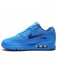 Nike Air Max 90 Junior Flood Blue Trainers Is Popular With Teenagers The Design Of Pure Color Is Nice Nike Air Max 90 Mens Nike Air Max 90 Nike Air Max