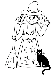 Le dessin a colorier est une activité économique et très divertissante et l'on peut passer plusieurs heures à samuser en coloriant ce qui développe la dextérité fine chez les jeunes enfants. 19 Dessins De Coloriage Sorciere A Imprimer