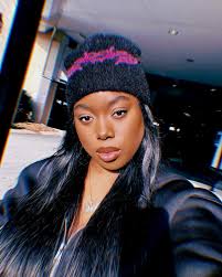 black loverboy beanie by @g7label! 🦋💗 ILY, bby! 🦋 @madeing7