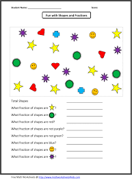 Identifying Fraction Worksheets Fractions Worksheets Fractions Identifying Fractions