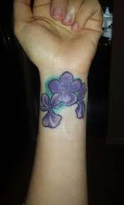 Joe ball memorial tattoo did these african violets today. Violet Flower Tattoo Design Ideas With Meaning