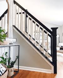 If you are looking to update your oak banisters. Staircase Makeover Painting Black And Updating The Whole Look