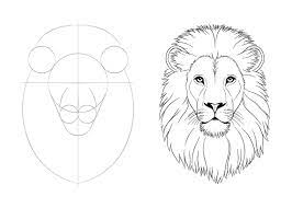 Step by step tutorial, teach you how to draw this cute lion, very simple. How To Draw Lion Face Head Step By Step Easydrawingtips