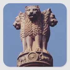 Detail From An Ashoka Pillar Square Sticker Zazzle Com Ashoka Pillar Pillars India Flag