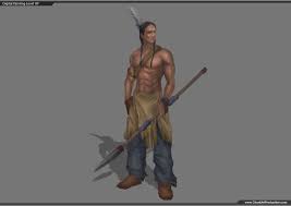 Information about pow wows, tribal names, resource links, educational links, native american leaders, native american personages; Artstation Native American Warrior Luciole Huynh