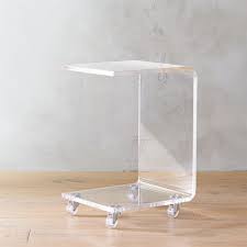 Check spelling or type a new query. Peekaboo Acrylic C Table On Wheels Cb2