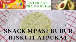 255 likes · 32 talking about this. Snack Mpasi Bubur Biskuit Alpukat Untuk Bayi Usia 6 8 Bulan Youtube