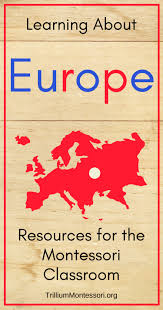 Pin poking activities + free printables. Montessori Resources For Learning About Europe Trillium Montessori