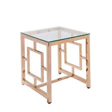Pier 1 hayworth collection *updated photos*. Rose Gold Hayworth End Table Rentals Rental Furniture For Events Marquee Event Rentals