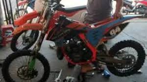 Yah kini motor ninja 2 tak ini sudah tidak diproduksi lagi oleh kawasaki. Trail Ninja Body Ktm 85 Suara Gaharr Banget Youtube