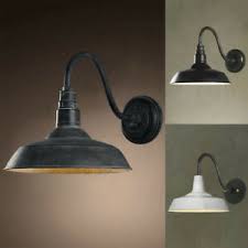 But in addition to outdoor lighting also helps to create effects. Outdoor Barn Gooseneck Arm Wall Mount Lamp Industrial Vintage Wall Light Ebay
