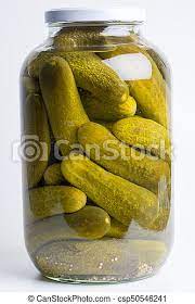 We were so happy to receive our spring gift tags from a jar of pickles before the first day of preschool for our two year old. Jar Of Pickles On A White Background Canstock