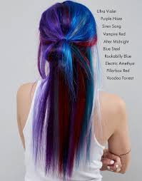 This took a couple washes to get to. Manic Panic Nyc Classic Semi Permanent Hair Colour Cream Rockabilly Blue Asos