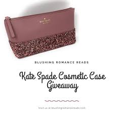 Enter To Win A Katespade Cosmetics Case Love Romance In 2020 Cosmetic Case Advertising And Promotion Book Giveaways