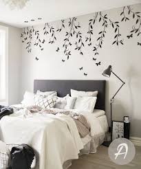 Nursery Tree Decal Branches And Butterflies Decal Vinyl Etsy In 2020 Wall Decals Living Room Bedroom Wall Designs Bedroom Wall Paint