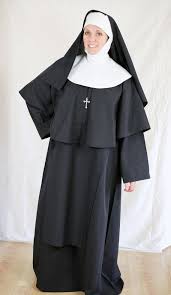 Authentic Looking 8 Piece Nun Costume Habit Now With A Mask Etsy In 2020 Nun Costume Nun Outfit Costumes