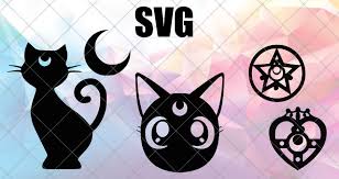 Luna Sailor Moon Svg File For Cricut Cameo Eleven Twenty Six You can download, edit these vectors for personal use for your presentations, webblogs, or other project designs. luna sailor moon svg file for cricut cameo