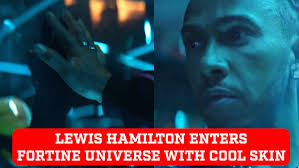 Lewis Hamilton enters Fornite universe with a new and cool skin