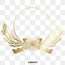 Golden Leaves Shiny Border Golden Leaf Plant Png Transparent Clipart Image And Psd File For Free Download Print Design Template Golden Leaves Clip Art Borders