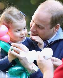 Adorable baby Charlotte with daddy during The Royal Tour to Canada in 2016  😍