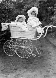 Two Children In A Pram Circa 1900 1912 Vintage Vintage Stroller Vintage Children Photos Vintage Pram