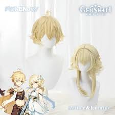The cast of genshin impact is made up of all kinds of characters. Monenjoy Genshin Impact Traveler Aether Lumine Cosplay Wig Kong Ying Yellow Cos Hair Hot Offer 85b926 Cicig