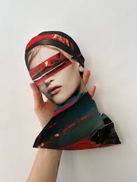 glint 2025 11.5”x 7.75” photo/paper collage