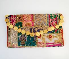 En el diseño está el secreto. Bolso De Mano Tipo Clutch De Estilo Etnico Indu