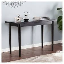 Caplow Flip Top Convertible Console To Dining Table Black Aiden Lane Dining Table Black Black Console Table Dining Table In Kitchen